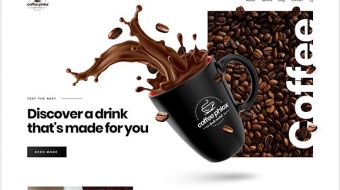 Coffee Shop Website Template - The Internet Guy