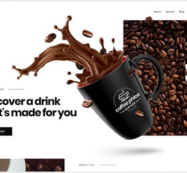 Coffee Shop Website Template - The Internet Guy