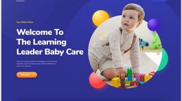 Kindergarten Website Template - The Internet Guy