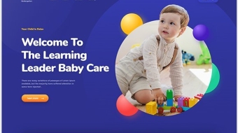 Kindergarten Website Template - The Internet Guy