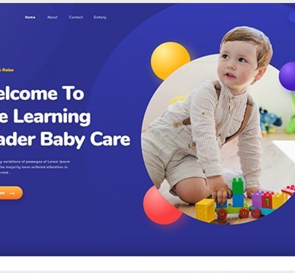 Kindergarten Website Template - The Internet Guy
