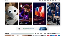 Tech Magazine Website Template